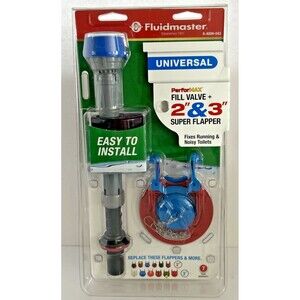 Fluidmaster Fill Valve + 2 And 3 in Super Flapper Kit K 400H 043